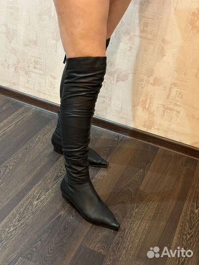 Сапоги женские ботфорты 39 40