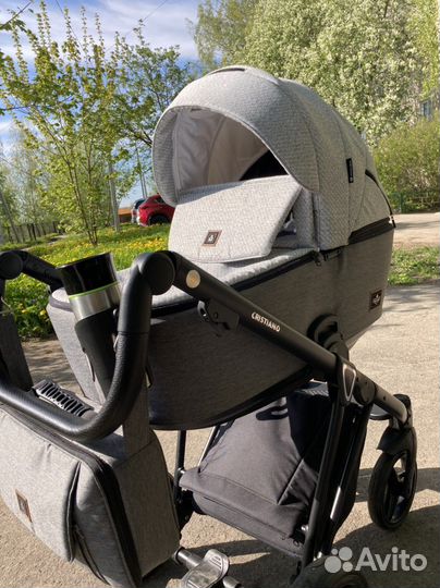 Деткая коляска Adamex Cristiano 3в1