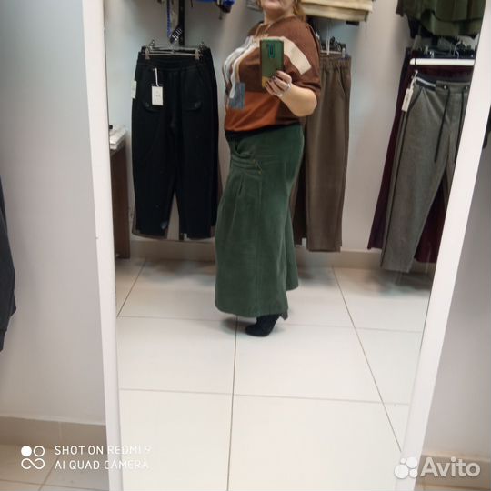 Вельветовые брюки женские 52 54