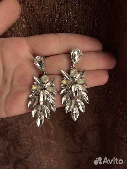 Свадебные серьги