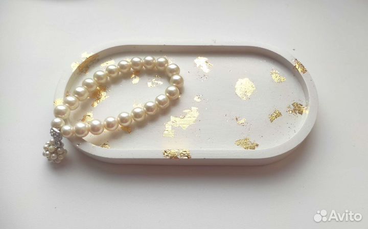 Поднос из гипса