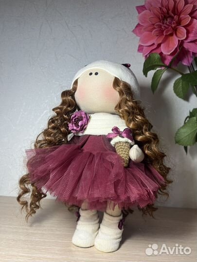 Интерьерная кукла ручной работы