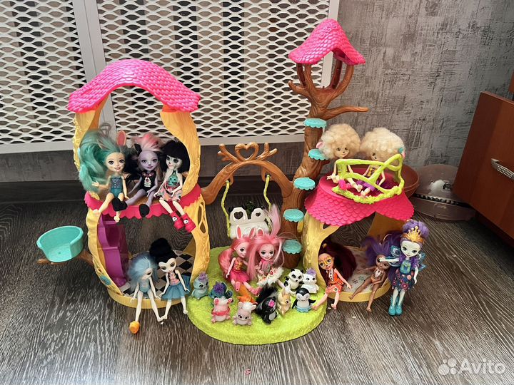 Домик с девочками энчантималс