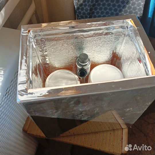 Ящик фольгированный, смазка густая