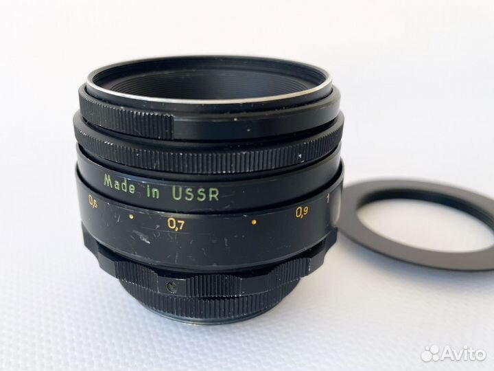 Объектив Helios 44 2 с переходником на Nikon