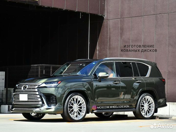 Кованые диски R22 на lexus LX600 J300