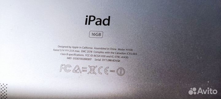iPad 3 A1430 на запчасти