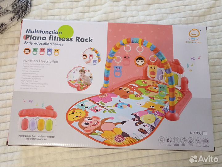 Развивающий коврик с пианино