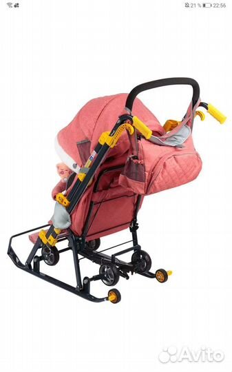 Детские санки коляска ника