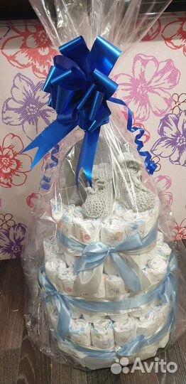 Торт из памперсов