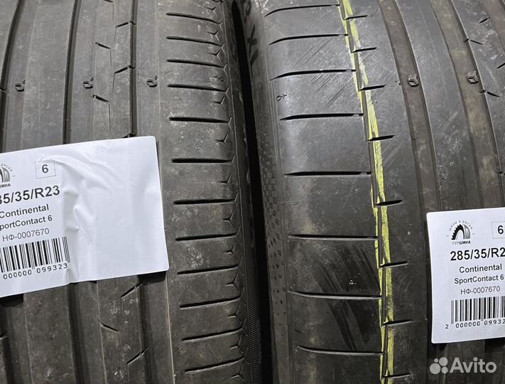 Continental SportContact 6 285/35 R23 94Y