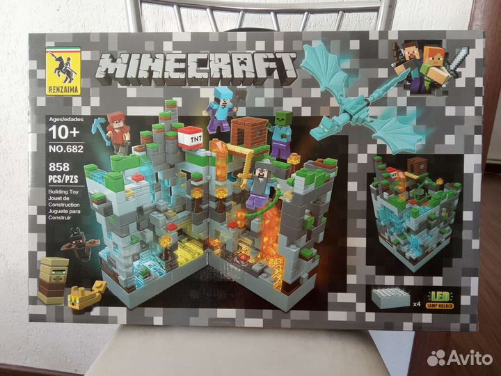 Lego minecraft фигурки