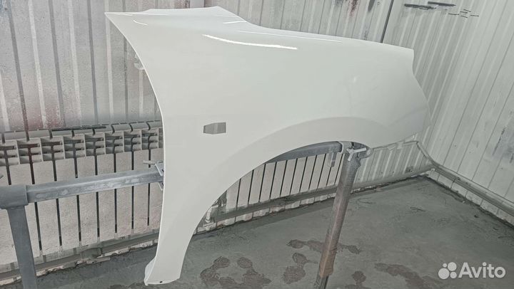 Крыло переднее левое nissan almera j 15 белое 369