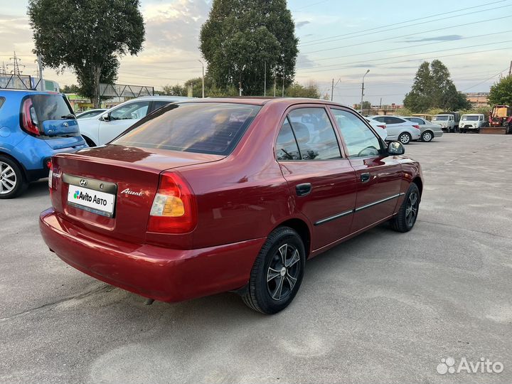 Hyundai Accent 1.5 МТ, 2004, 203 000 км