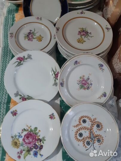 Тарелки, тарелочки, блюда СССР