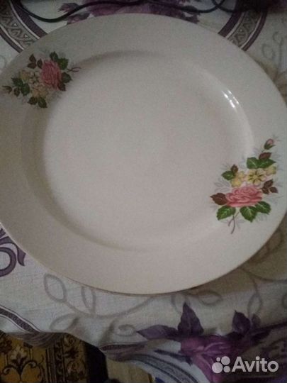 Фарфоровое блюдо большое СССР