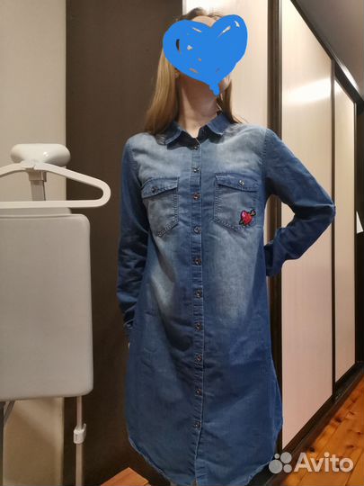 Джинсовое платье Zolla