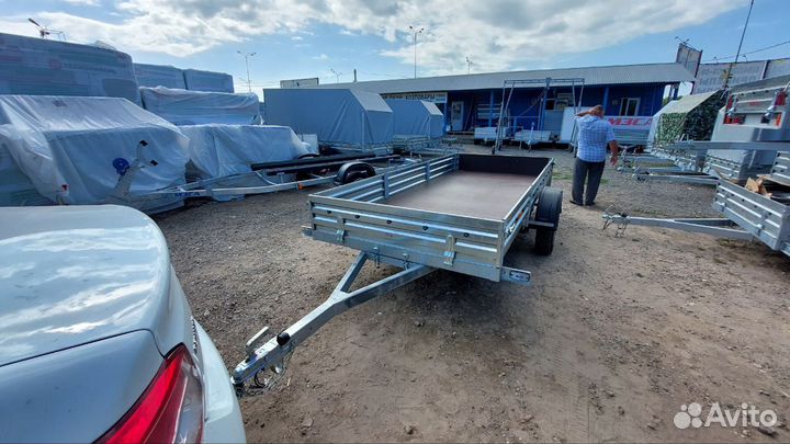 Прицеп 17.022 самосвал. Оцинкован с тентом 50 см