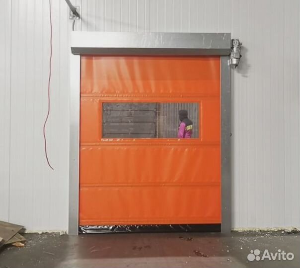 Скоростные рулонные ворота из пвх