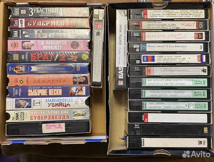 Dvd диски + видеокассеты