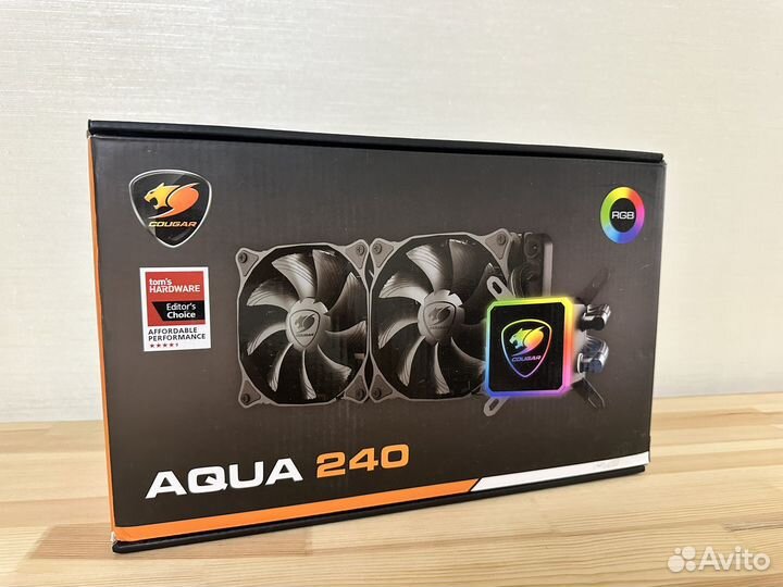 Водяное охлаждение сжо Cougar Aqua 240 RGB