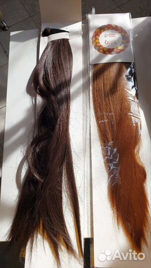 Накладной хвост на ленте термо