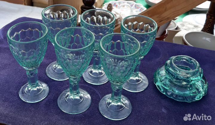 Рюмки фужеры бокалы Богемия и другие