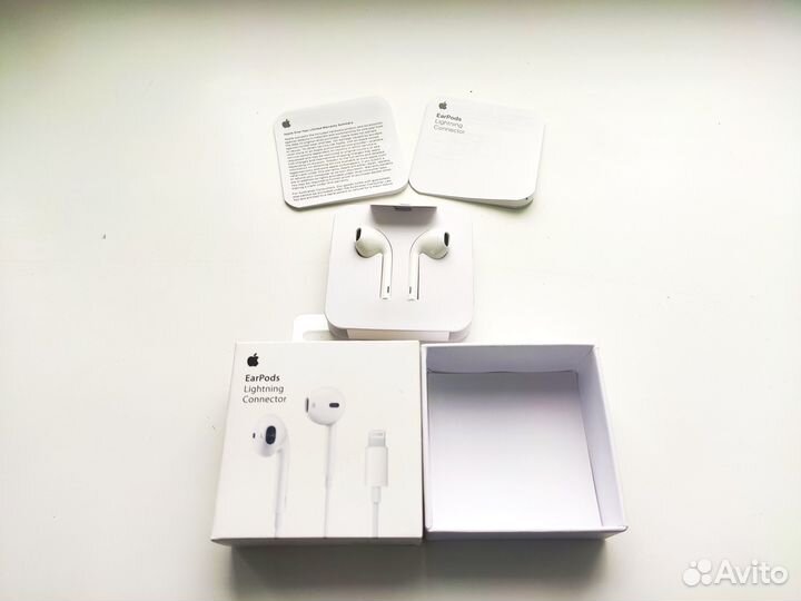 Наушники apple earpods lightning новые