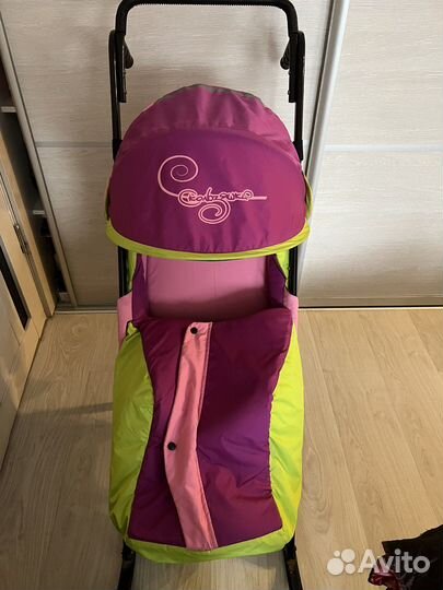 Санки -коляска скользяшки