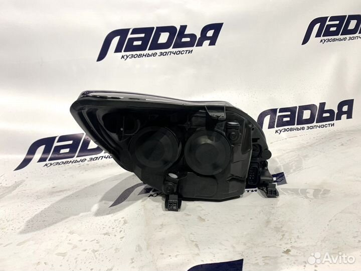 Фара Ford Focus 2(08-11) левая хром