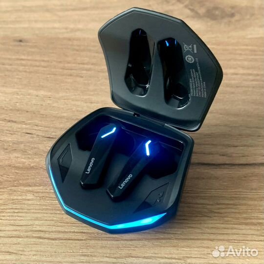 Беспроводные наушники Lenovo GM2 pro Черные