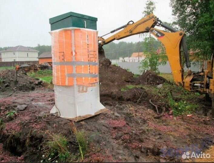 Установка септика под ключ