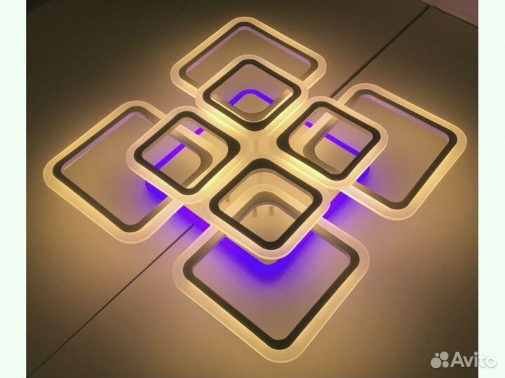 Светодиодная люстрая на 24кв\м