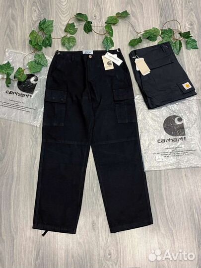 Штаны Carhartt Wip чёрные