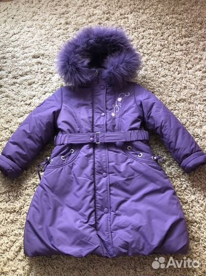 Зимнее пальто для девочки