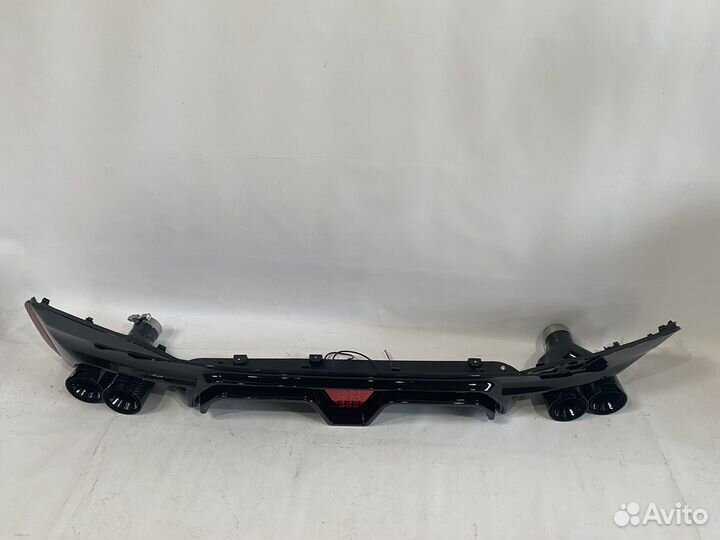 Диффузорсо стопом BMW G30 рестайлинг