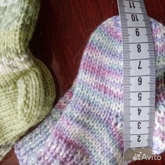 Носки ручной вязки. Вязаные носочки