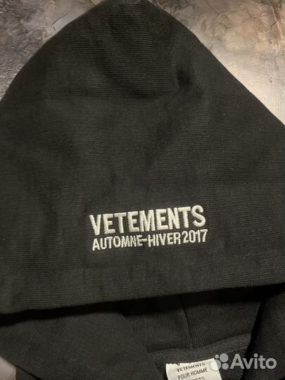 Vetements Total Darkness худи