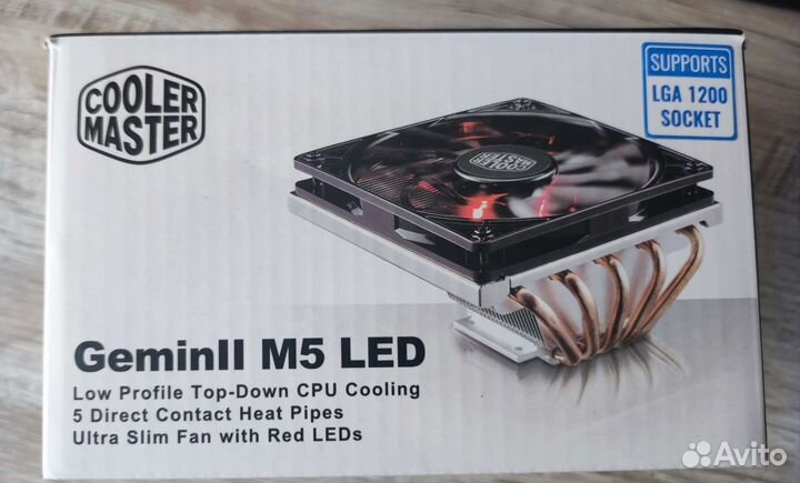 Кулер процеccорный CM Geminll M5 Led