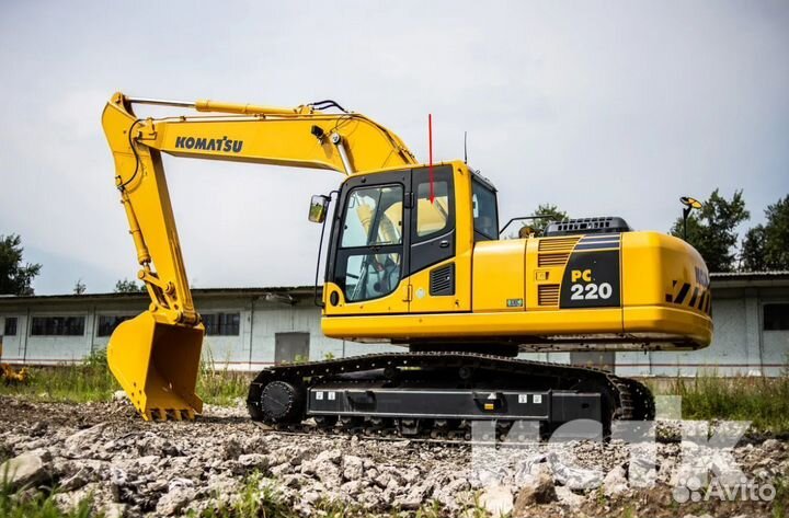 Стекло боковое за дверью экскаватор Komatsu PC220
