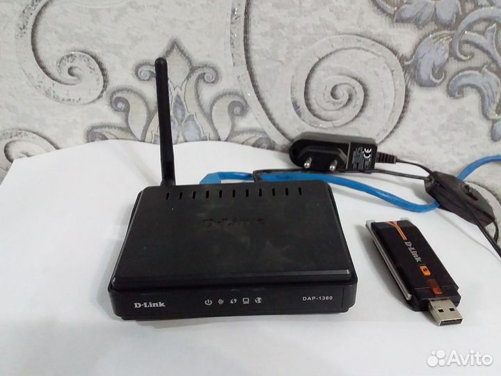 Точка доступа wifi D-link dap-1360 + wi-fi адаптер