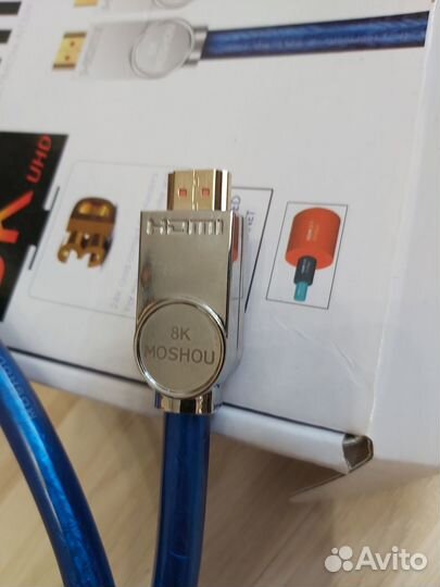 Кабель moshou hdmi ver 2.1 длинна 1 метр