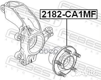 Ступица с подшипником ford galaxy II/S-MAX/land