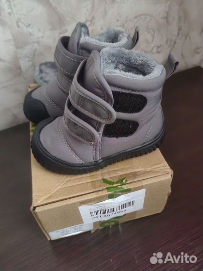 Ботинки демисезонные зимнии 22 размер