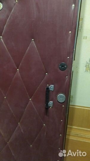 Дверь входная деревянная утепленная