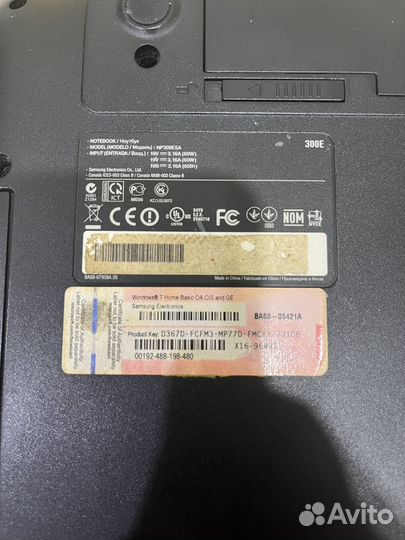 Ноутбук Samsung np300e5a