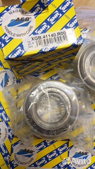 Подшипник ступицы largus Logan с абс SNR новые