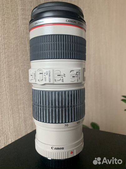Объектив canon 70-200 mm f/4L IS USM