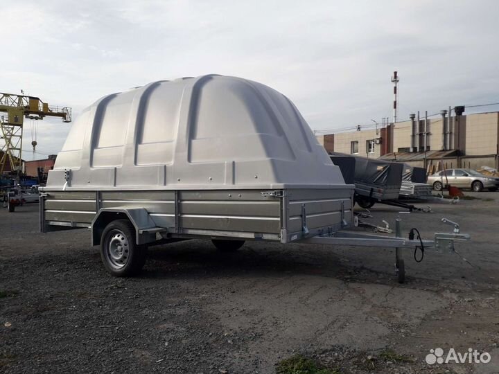 Прицеп легковой лав 81012А 3,5*1,5 с крышкой Jaxal