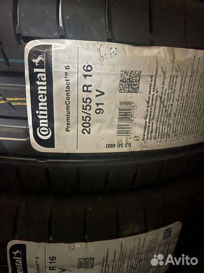 Continental PremiumContact 6 205/55 R16 91V